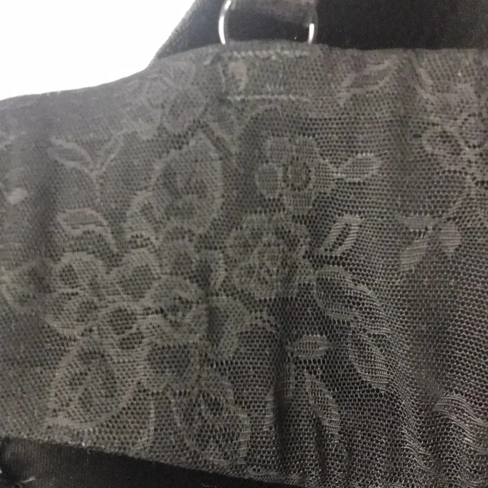 AVENUE  WOMENS SIZE 46DDD BLACK  LACE BRA GOOD CLEAN CONDITION‎